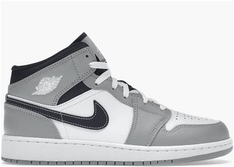 nike air jordan 1 mid grigio fumo